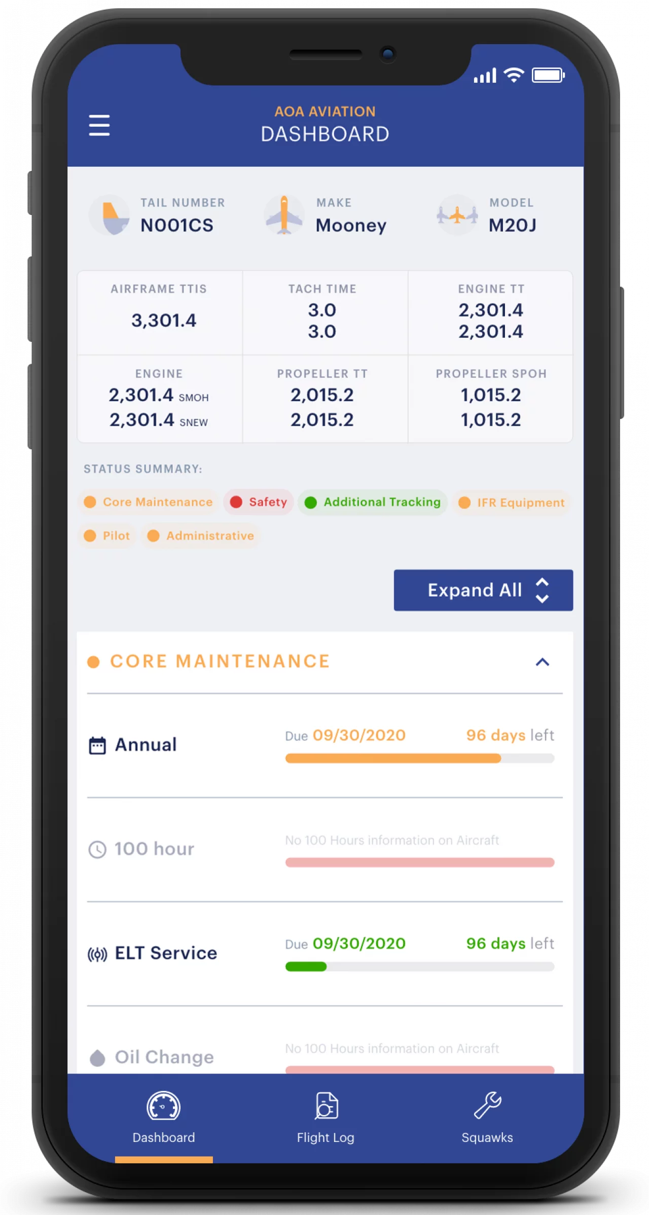 Disrupting aircraft management, improving safety, saving time and money