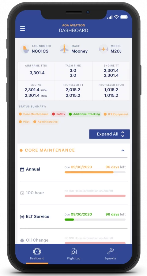 Disrupting aircraft management, improving safety, saving time and money