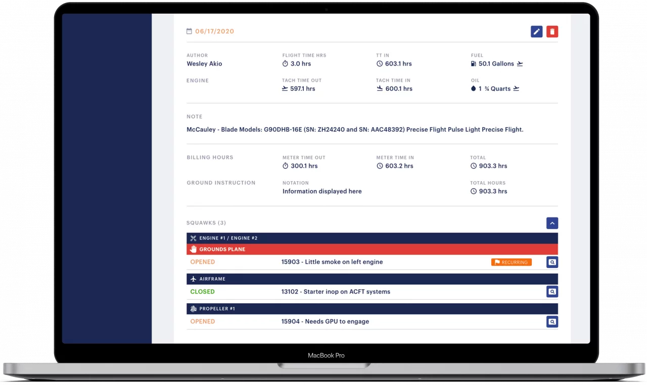 Track flight operations in real-time and access your information via our secure mobile and web architecture.